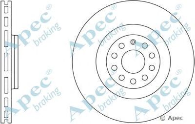 APEC BRAKING dsk2473 -  Тормозной диск